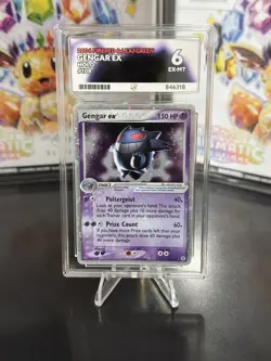 Pokemon Gengar EX 108/112 Holo Fire Red Leaf Green 2004 ACE 6 EX-MT - Image 1