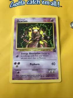 First Edition 1999 Pokemon TCG Mewtwo Wizards Black Star Promo #14 - Image 1