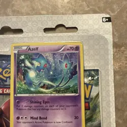 Pokemon TCG XY ~ Steam Siege ~ 3-Pack Blister Azelf Promo XY142 NEW and SEALED - Image 4