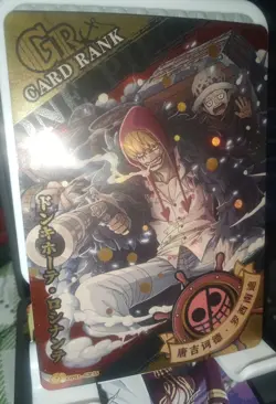 Donquixote Rosinante GR One Piece Collector Holo Foil Card OPO1-GR35 - Image 1