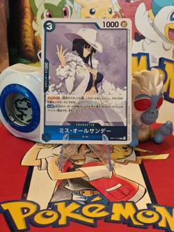 One Piece Card Game Miss All Sunday OP01-079 R Japanese Character NM See Pics - Image 2