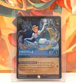Disney Lorcana 155/204 CINDERELLA Dream Come True Legendary Cold Foil Whispers - Image 1