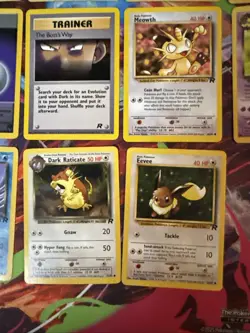 20 Team Rockets Non Holo Rare Pokemon Cards - Image 5