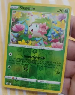 Shaymin 014/189 Pokemon Card Sword Shield Astral Radiance Rare Reverse Holo - Image 1