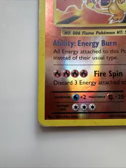 CHARIZARD LV. 76 HOLO 2016 POKEMON CARD 150HP RARE 11/108 - Image 5