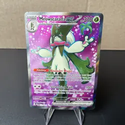 Pokemon Card Meowscarada Ex 231/193 Paldea Evolved Full Art Secret Rare NM - Image 1