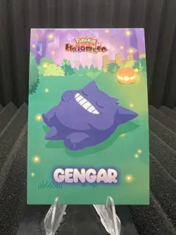 Sleeping Gengar - Cracked Ice Holo - Halloween Card Database 2025 - Pokemon - Image 1