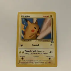 Pokemon TCG Snap Pikachu Promo Card 26/83 Black Star - Image 1