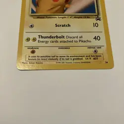 Pokemon TCG Snap Pikachu Promo Card 26/83 Black Star - Image 2