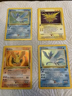 Pokemon Cards Original Base Set 1999 Rare Holographic 1st Edition See Other Lots - Image 1