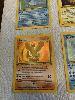 Pokemon Cards Original Base Set 1999 Rare Holographic 1st Edition See Other Lots - Image 5