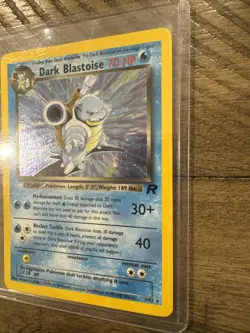 Pokemon TCG Dark Blastoise Holo Rare Card 3/82 MP Condition - Image 3