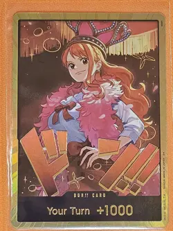 DON!! Card (Nami) (Gold) Extra Booster: One Piece Heroines Edition Foil - Image 1