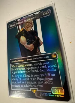 MTG English Cloud, Midgar Mercenary (Borderless) Regular Foil - Image 2