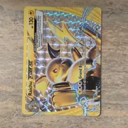 Pokemon Raichu BREAK 50/162 BREAKthrough Full Art Holo 130HP TCG Card - Image 1