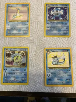 Pokemon Cards Original Base Set 1999 Rare Holographic Set Of 4 -See Other Lots - Image 1