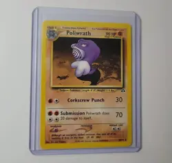 Poliwrath 28/75 Neo Discovery Pokemon 2001 Rare Pokemon Card Near Mint - Image 1