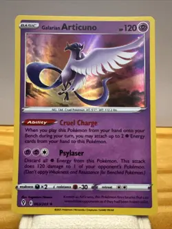 Galarian Zapdos, Moltres & Articuno 3-card Set Holo Pokemon TCG - Image 2