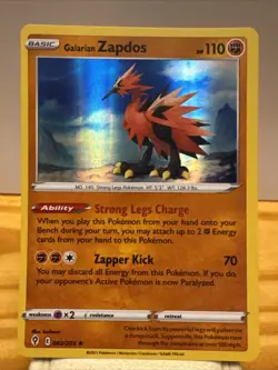 Galarian Zapdos, Moltres & Articuno 3-card Set Holo Pokemon TCG - Image 4