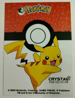 Psyduck 054 SSR Crystal Card Collection Nintendo Pokemon Stained Glass - Image 5