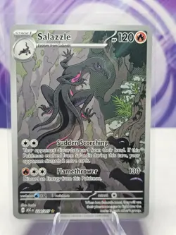 2026 Pokemon TCG Salazzle 224/217 Ascended Heroes Holo Illustration Rare Card NM - Image 1