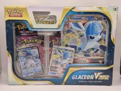 Pokemon TCG - Glaceon V Star Special Collection Boxed Set Trading Cards 2022 - Image 1