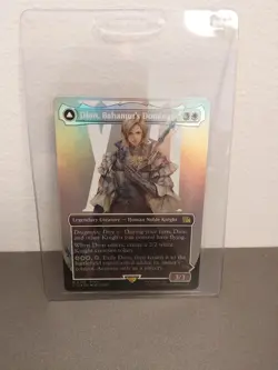 Dion, Bahamut's Dominant (Borderless) Final Fantasy Foil - Image 1