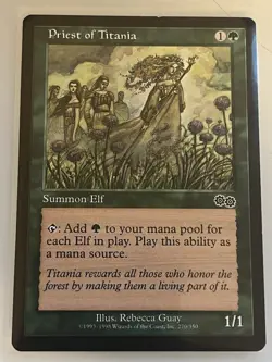 Priest of Titania Urza's Saga Regular - Image 1