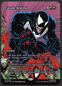 Savage Beating (Borderless) Marvel Universe Eternal-Legal Regular - Image 1