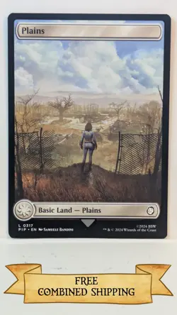 Magic The Gathering: 8x Universes Beyond: Fallout (PIP) Full Art Plains - Image 2