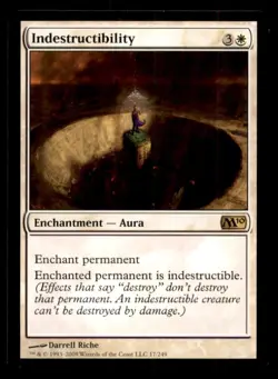 Indestructibility LP Light Play Magic 2010 MTG [7133] - Image 1
