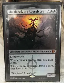 Sheoldred, the Apocalypse Dominaria United Mythic Foil 107 MTG NM - Image 1