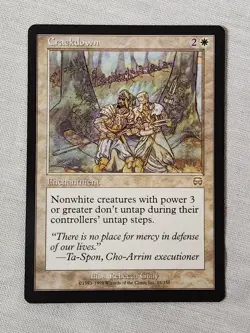 NM Crackdown Mercadian Masques Mtg Magic the Gathering - Image 1