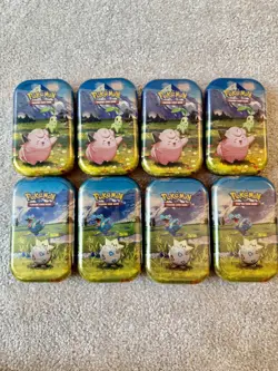 8 x Pokemon TCG Mega Evolution Ascended Heroes Mini Tins | FREE Delivery 🚀 ✅ - Image 1