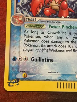 Crawdaunt 3/97 Holo Rare - 2003 Pokemon ex Dragon - LP/LP+ - Image 4