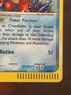 Crawdaunt 3/97 Holo Rare - 2003 Pokemon ex Dragon - LP/LP+ - Image 5