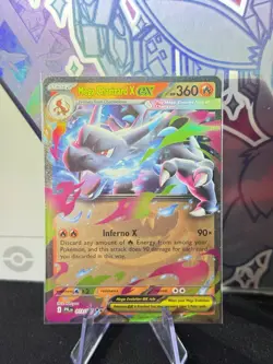 Mega Charizard X EX 013/094 Pokemon Phantasmal Flames Holo English Near Mint #3 - Image 1