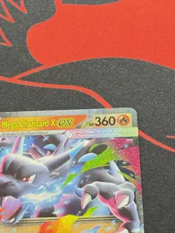 Mega Charizard X EX 013/094 Pokemon Phantasmal Flames Holo English Near Mint #3 - Image 4
