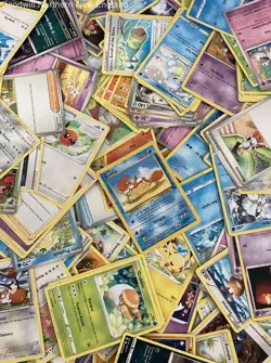 2.5LB Lot of Various Mixed Assorted Pokemon Cards TCG CCG Trading Cards - Image 2