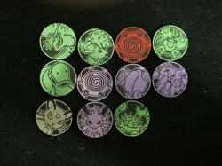 Pokemon TCG Coin Poliwhirl Jolteon Fearow Kingler Persian Nidorino Lot*11 PQ61 - Image 1