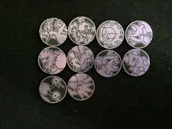 Pokemon TCG Coin Doduo Raticate Rattata Spearow Golduck Nidoqueen Lot*10 PQ61 - Image 1