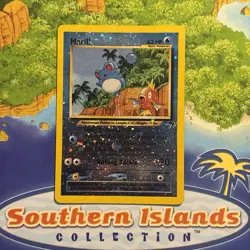 Pokemon Vintage Southern Islands Reverse Holo Marill 11/18 Rare WotC Promo Swirl - Image 1