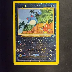 Pokemon Vintage Southern Islands Reverse Holo Marill 11/18 Rare WotC Promo Swirl - Image 2