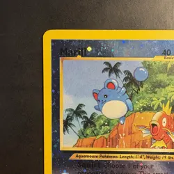 Pokemon Vintage Southern Islands Reverse Holo Marill 11/18 Rare WotC Promo Swirl - Image 3
