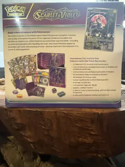 Scarlet and Violet Base Set Pokemon Center Exclusive ETB Miraidon Art SEALED - Image 2