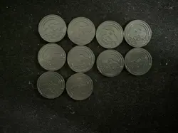 Pokemon TCG Coin Eevee Wartortle Sandslash Pidgey Fearow Marowak Lot*10 PQ61 - Image 2