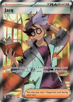 POKEMON Jacq #236/198 Holofoil SV01: Scarlet & Violet Base Set NM - Image 1