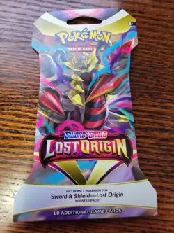 Pokemon TCG: Sword & Shield - Lost Origin Sleeved Booster Pack Giratina Art 820650850561 - Image 1