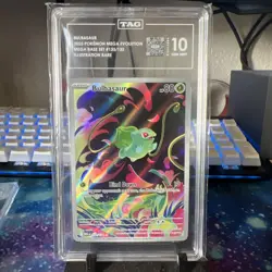TAG 10 - 2025 Bulbasaur 133/132 Me01: Mega Evolution Holo Pokemon - Image 1