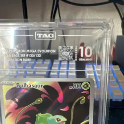 TAG 10 - 2025 Bulbasaur 133/132 Me01: Mega Evolution Holo Pokemon - Image 2
